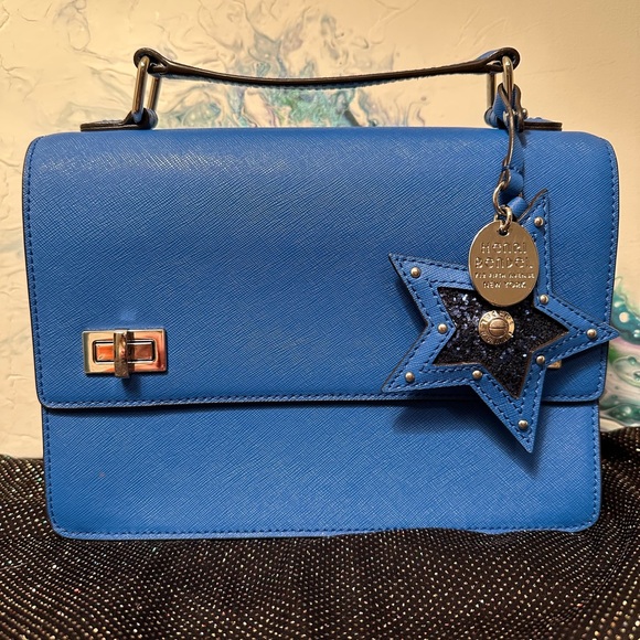 Henri Bendel Blue Handbag with Star Charm - Picture 3 of 12